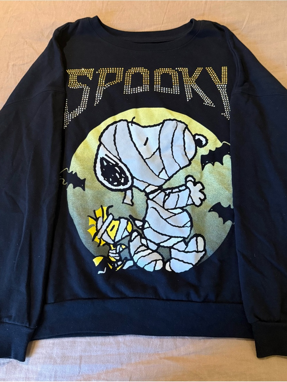 Mighty Fine Snoopy Spooky pullover
